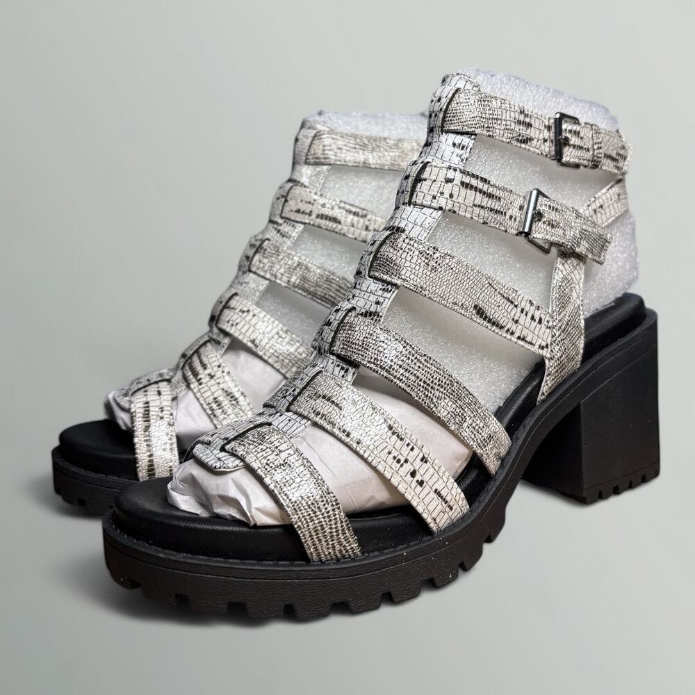 Dirty Laundry Fun Stuff Gladiator Heeled Sandal in White - Picture 4 of 8